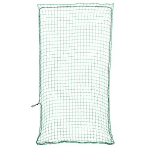 Rede para reboque com corda elástica 8x3,5 m PP verde