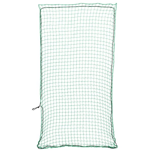 Rede para reboque com corda elástica 8x3,5 m PP verde