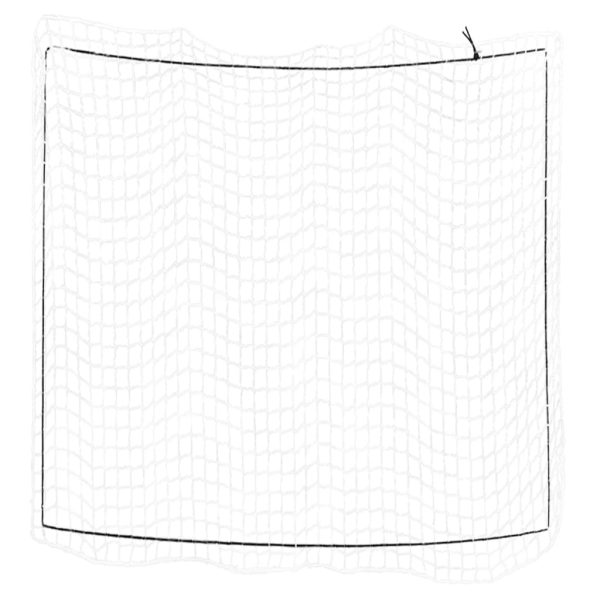 Rede para reboque com corda elástica 3x3 m PP branco