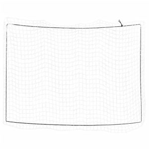 Rede para reboque com corda elástica 4x3 m PP branco
