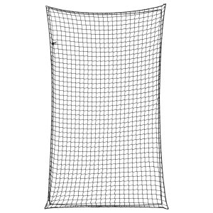 Rede para reboque com corda elástica 2,5x1,5 m PP preto