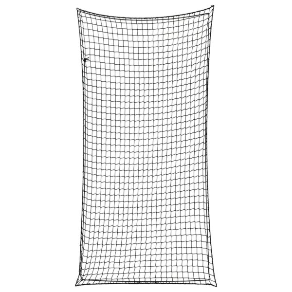 Rede para reboque com corda elástica 4x2 m PP preto