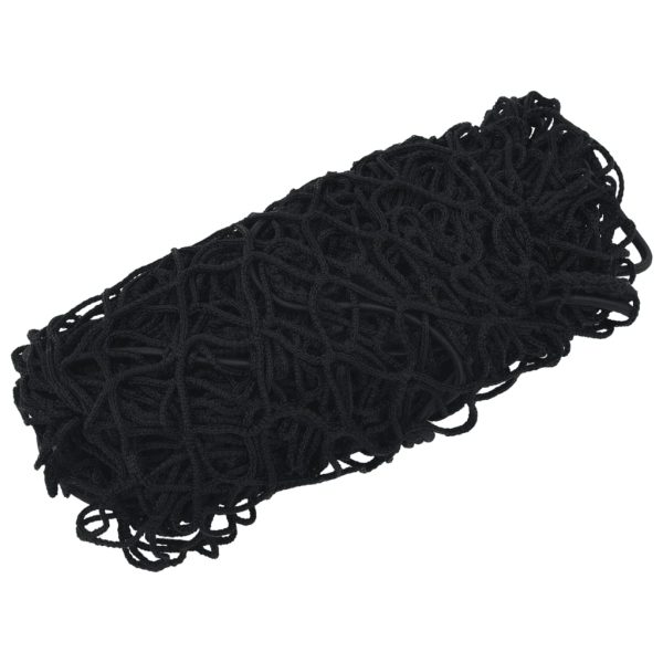 Rede para reboque com corda elástica 3,5x3 m PP preto - Image 2