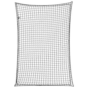Rede para reboque com corda elástica 5x3,5 m PP preto