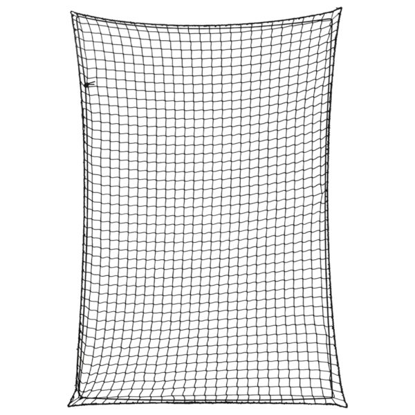 Rede para reboque com corda elástica 5x3,5 m PP preto
