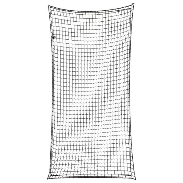 Rede para reboque com corda elástica 7x3,5 m PP preto