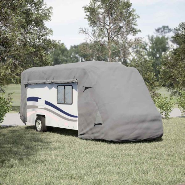 Capas autocaravanas 660x235x275 cm tecido não tecido cinzento - Image 2