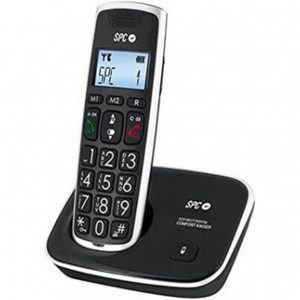 Telefono inalambrico dect digital spc confort kaise pantalla iluminada -  manos libres -  20 contactos
