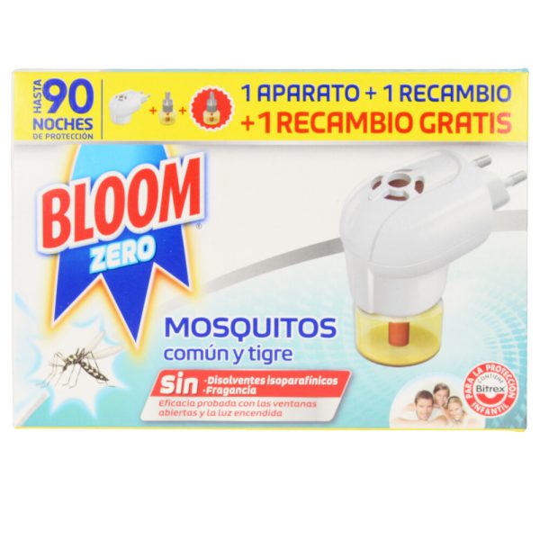 Dispositivo elétrico BLOOM ZERO MOSQUITOS + 2 peças de reposição