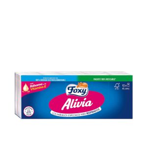 ALIVIA lenços de cuidado nasal 10 x 9 u