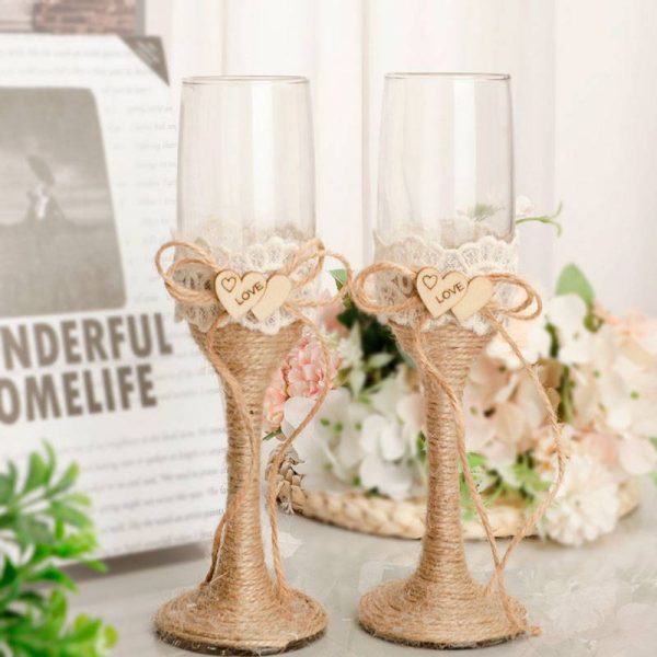 SET 2 COPAS CRISTAL BODA KRAFT - Image 5