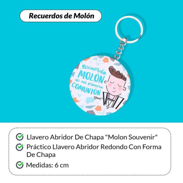 LLAVERO CHAPA ABRIDOR "RECUERDO MOLÓN" - Image 5