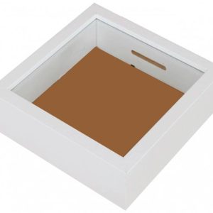 HUCHA MADERA BLANCA PARA PERSONALIZAR
