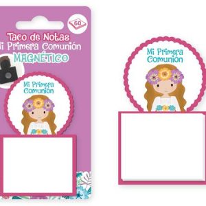 TACO DE NOTAS IMÁN MI PRIMERA COMUNIÓN