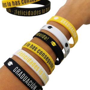 PULSERA SILICONA GRADUACIÓN UNISEX