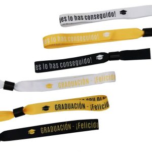 PULSERA TELA GRADUACIONES UNISEX