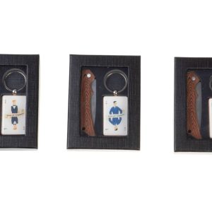 SET NAVAJA + LLAVERO EN ESTUCHE DE REGALO CARTAMEN