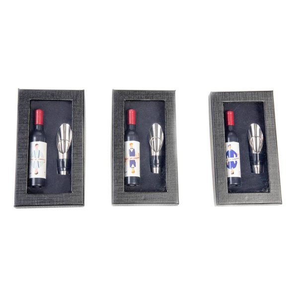 SET SACACORCHOS MAGNÉTICO + TAPÓN DE VINO CARTAMEN - Image 2