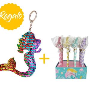 [REGALO] LOTE 24 LÁPICES + 4 LLAVEROS LENTEJUELAS SUR 8636