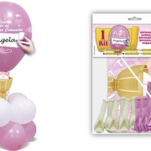 DECO KIT CENTRO "COMUNIÓN" ROSA