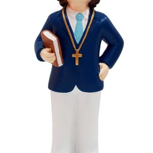 FIGURA PASTEL COMUNIÓN NIÑO LIBRO