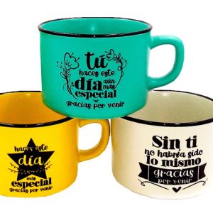 TAZA "GRACIAS POR VENIR"