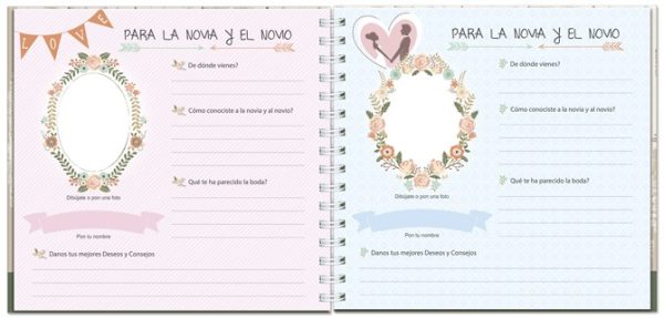 ÁLBUM DE FIRMAS NOVIOS RETRO - Image 2