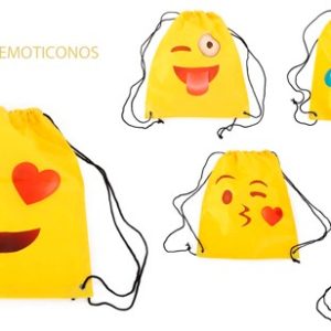 MOCHILA PETATE EMOTICONOS