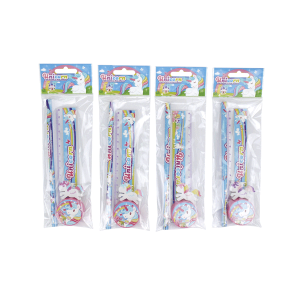 SET 4 PCS PAPELERÍA UNICORNIO DE REGALO