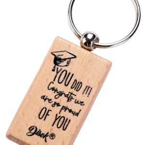 LLAVERO "YOU DID IT" MADERA 150-200