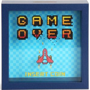 HUCHA DE MADERA GAME OVER