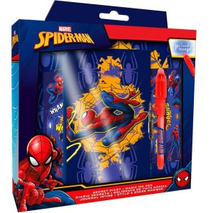 DIARIO CON BOLIGRAFO MAGICO SPIDERMAN