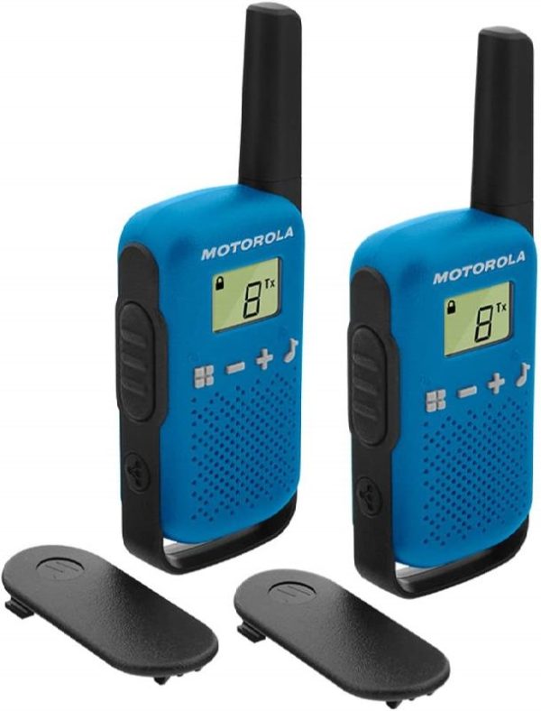 WALKIE TALKIE MOTOROLA T42 - PACK DE 2UDS - AZUL