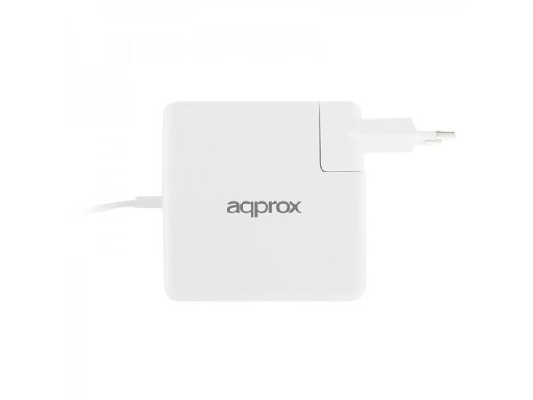 Approx Cargador Automatico para Apple Tipo T 45W/65W/85W - USB 5V 2.1A