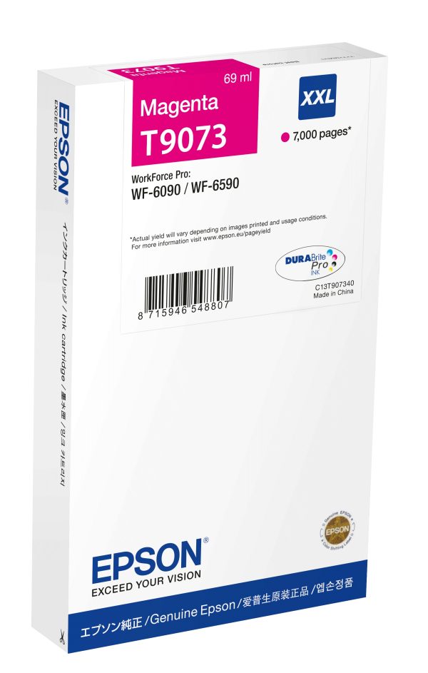 Epson T9073 Magenta Cartucho de Tinta Original - C13T907340