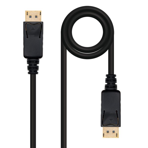 Nanocable Cable DisplayPort Macho a DisplayPort Macho 1m - Color Negro