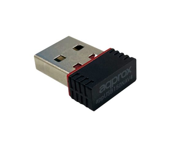 Approx Nano Adaptador USB Wireless-N - Hasta 150Mbps