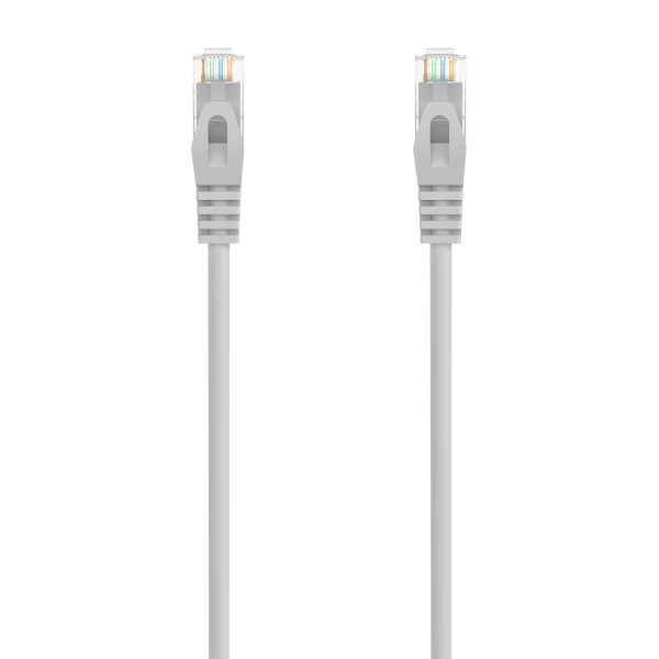 Aisens Cable de Red Latiguillo RJ45 LSZH CAT.6A 500 MHZ UTP AWG24 - 30CM - Color Gris