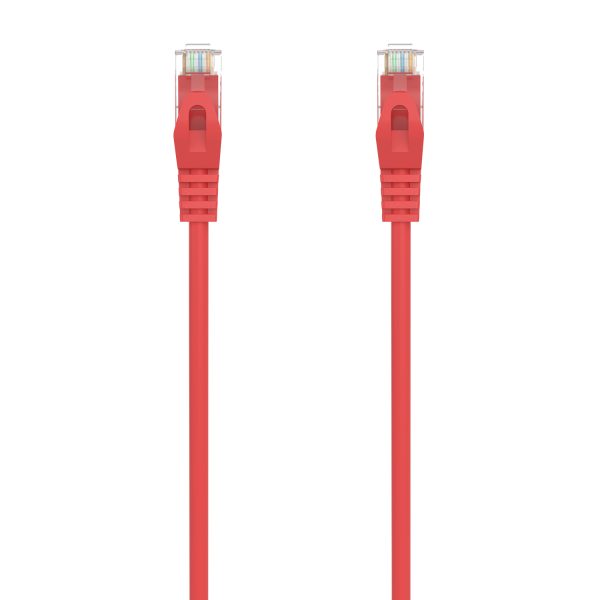 Aisens Cable de Red Latiguillo RJ45 LSZH CAT.6A 500 MHZ UTP AWG24 - 1.0M - Color Rojo