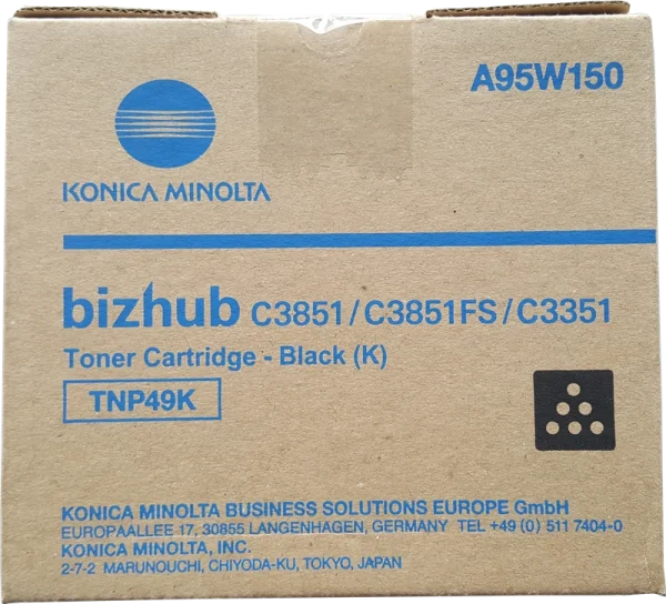 Konica Minolta TNP49 Negro Cartucho de Toner Original - TNP49K/A95W150