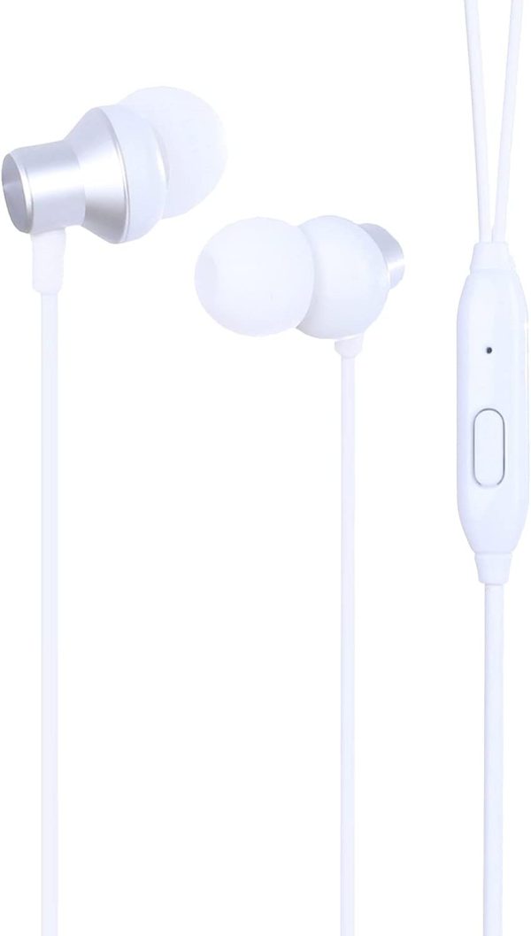 AURICULAR IN-EAR LENOVO CON MICROFONO BLANCO