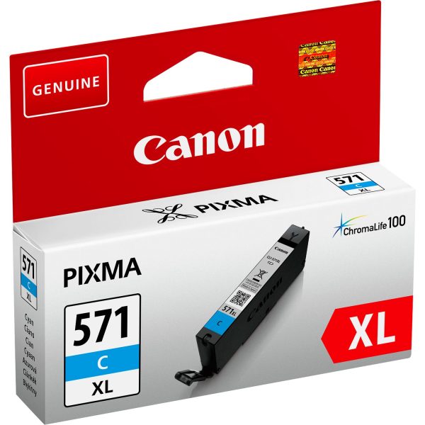 Canon CLI571XL Cyan Cartucho de Tinta Original - 0332C001