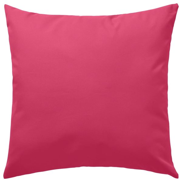 Almofadas para exterior 4 pcs 45x45 cm rosa - Image 2