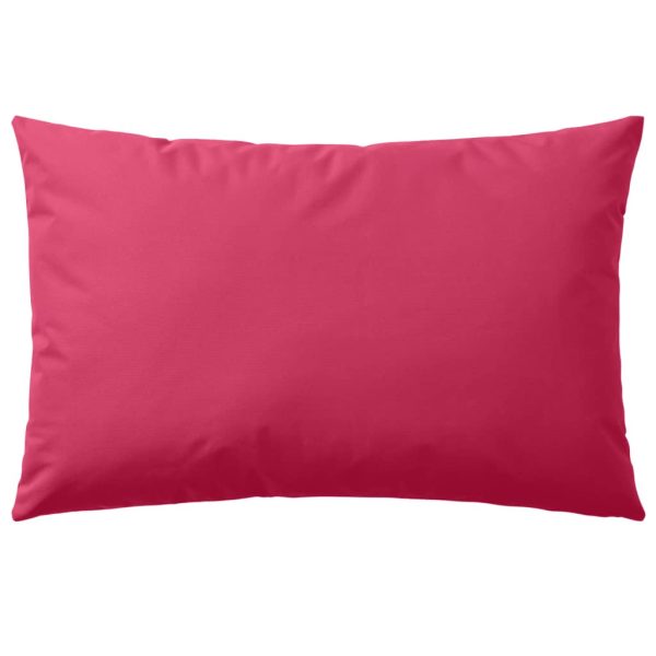 Almofadas para exterior 2 pcs 60x40 cm rosa - Image 2