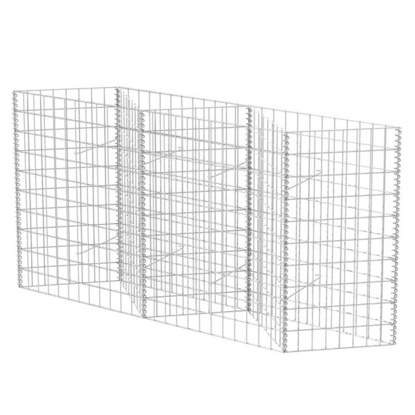 Cesto gabião aço galvanizado 120x30x100 cm - Image 2