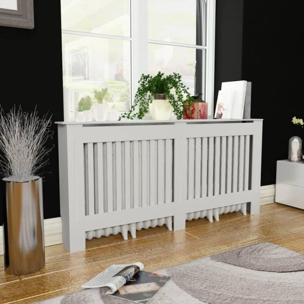 Cobertura de radiador MDF 172 cm branco