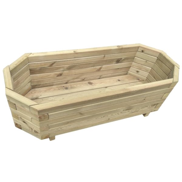 Canteiro elevado para jardim 100x40x31 cm pinho impregnado - Image 2