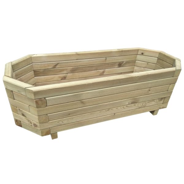 Canteiro elevado para jardim 100x40x31 cm pinho impregnado - Image 3