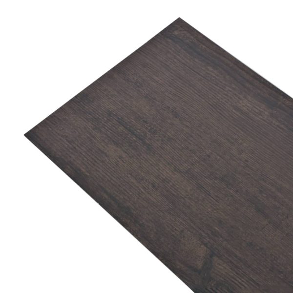 Tábuas soalho PVC não-autoadesivo 5,26m² 2mm carv. cinza-escuro - Image 2