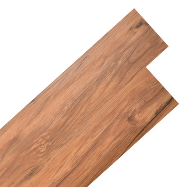 Tábuas de soalho PVC auto-adesivo 5,02 m² 2 mm olmo natural